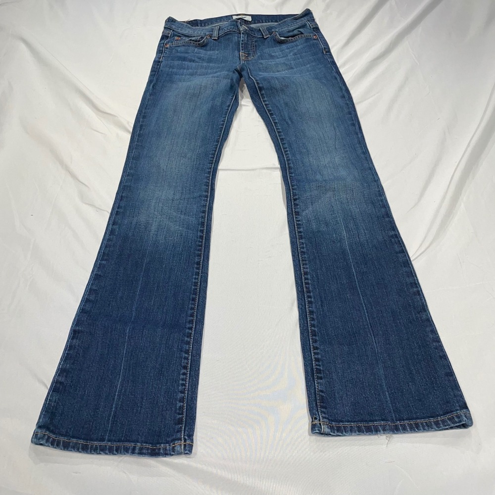 Uncharted Territory Womens Bootcut Jeans Size 26/4 Medium Wash Mid Rise Denim